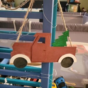 Farmhouse Rustic Wood Truck Sign